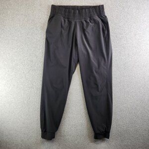 Free Fly Plans Womens L Black Breeze Pull On Jogger Packable Travel Commute